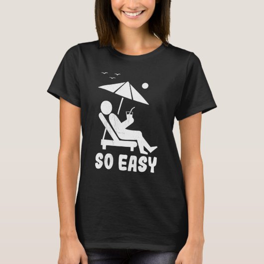 サマーラインリラックス姿ソ簡単 Tシャツ (正面)