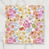 サマーラグジュースフローラ開花ベビーシャワーありがとう フェイバータグ (裏面)