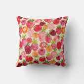 サマーラズベリーウォーターカラーコケット クッション (裏面)