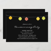 サマーランタンパーティの招待状 招待状 (正面/裏面)