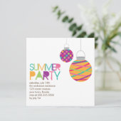 サマーランタンパーティの招待状 招待状 (スタンド正面)