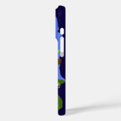 サマーランドのかわいいフクロウ&名前をカスタムする Case-Mate iPhoneケース (裏面 / 左)