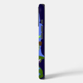 サマーランドのかわいいフクロウ&名前をカスタムする Case-Mate iPhoneケース (裏面 / 左)