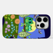 サマーランドのかわいいフクロウ&名前をカスタムする Case-Mate iPhoneケース (裏面 (横))