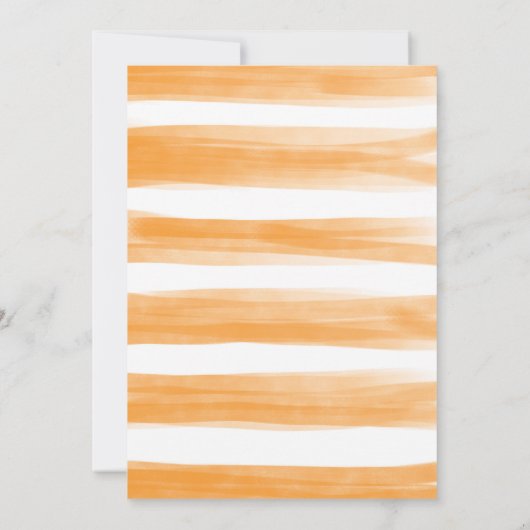 サマーリトルかわいこちゃんオレンジシトラス2nd誕生日 招待状 (裏面)