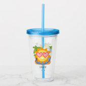 サマーリラックスズバケーションサン アクリルタンブラー (正面)