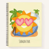 サマーリラックスズバケーションサン ノートブック (正面)