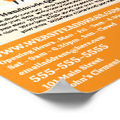 サマールーム – 家具店の販売 ポスター (角)