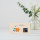 サマールーム – 家具店の販売 名刺 (スタンド正面)