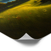 サマーレイクフォーシーズンズイラストレーション ポスター (角)