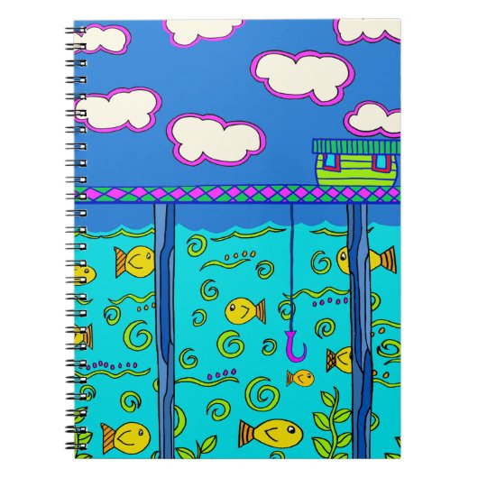 サマーレイク魚釣り ノートブック (正面)