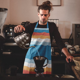 サマーレインボーストライプズ エプロン