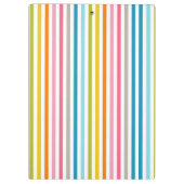 サマーレインボーストライプズ クリップボード (裏面)