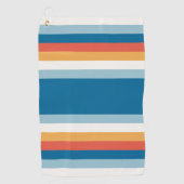 サマーレインボーストライプズ ゴルフタオル (正面)
