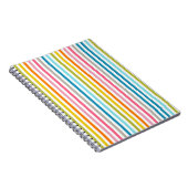 サマーレインボーストライプズ ノートブック (右側)