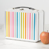 サマーレインボーストライプズ メタルランチボックス (インサイチュ)