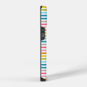 サマーレインボーストライプズ iPhoneケース (右側面)