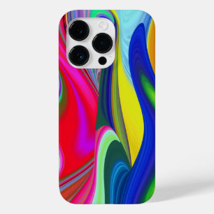 サマーレインボー、抽象的な3Dレインボーアート Case-Mate iPhone 14 PROケース