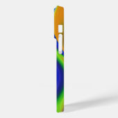 サマーレインボー、抽象的な3Dレインボーアート Case-Mate iPhoneケース (裏面 / 左)