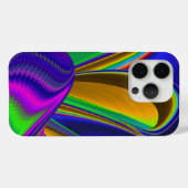 サマーレインボー、抽象的な3Dレインボーアート Case-Mate iPhoneケース (裏面 (横))