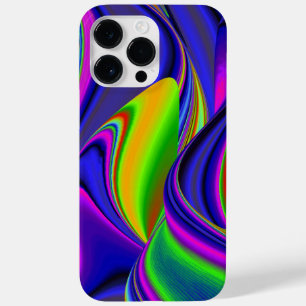 サマーレインボー、抽象的な3Dレインボーアート Case-Mate iPhone 14 PRO MAXケース