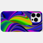 サマーレインボー、抽象的な3Dレインボーアート Case-Mate iPhoneケース (裏面 (横))