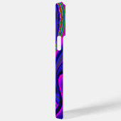 サマーレインボー、抽象的な3Dレインボーアート Case-Mate iPhoneケース (裏面 / 右)