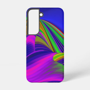 サマーレインボー、抽象的な3Dレインボーアート SAMSUNG GALAXY S22ケース