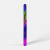 サマーレインボー、抽象的な3Dレインボーアート SAMSUNG GALAXYケース (右側面)