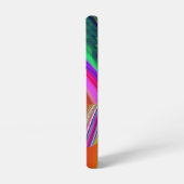 サマーレインボー、抽象的な3Dレインボーアート SAMSUNG GALAXYケース (左側面)