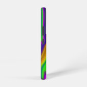 サマーレインボー、抽象的な3Dレインボーアート SAMSUNG GALAXYケース (右側面)