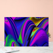 サマーレインボー、抽象芸術3Dレインボワート アクリルサイン (ウェディング)