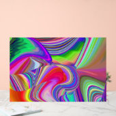 サマーレインボー、抽象芸術3Dレインボワート アクリルサイン (ウェディング)