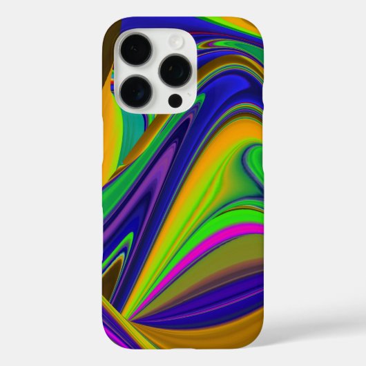 サマーレインボー、抽象芸術3Dレインボワート Case-Mate iPhoneケース (裏面)