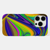 サマーレインボー、抽象芸術3Dレインボワート Case-Mate iPhoneケース (裏面 (横))