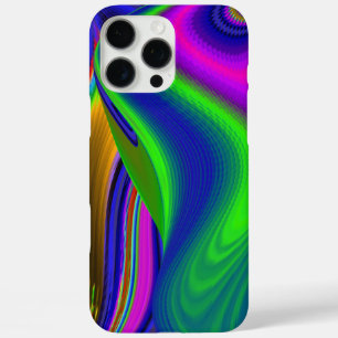 サマーレインボー、抽象芸術3Dレインボワート iPhone 16 PRO MAXケース