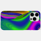 サマーレインボー、抽象芸術3Dレインボワート Case-Mate iPhoneケース (裏面 (横))