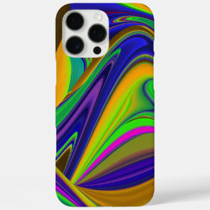 サマーレインボー、抽象芸術3Dレインボワート iPhone 16 PRO MAXケース