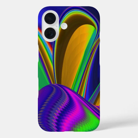 サマーレインボー、抽象芸術3Dレインボワート Case-Mate iPhoneケース (裏面)