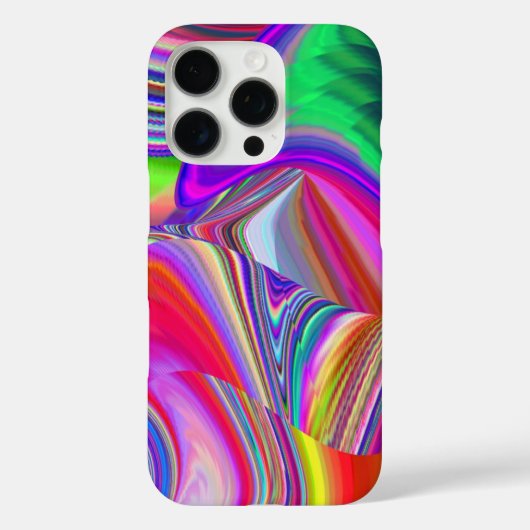 サマーレインボー、抽象芸術3Dレインボワート Case-Mate iPhoneケース (裏面)