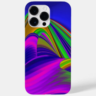 サマーレインボー、抽象芸術3Dレインボワート Case-Mate iPhone 14 PRO MAXケース