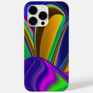 サマーレインボー、抽象芸術3Dレインボワート Case-Mate iPhone 14 PRO MAXケース