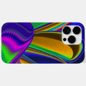サマーレインボー、抽象芸術3Dレインボワート Case-Mate iPhoneケース (裏面 (横))