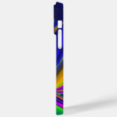 サマーレインボー、抽象芸術3Dレインボワート Case-Mate iPhoneケース (裏面 / 左)