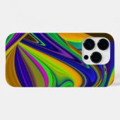 サマーレインボー、抽象芸術3Dレインボワート Case-Mate iPhoneケース (裏面 (横))