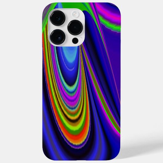 サマーレインボー、抽象芸術3Dレインボワート Case-Mate iPhoneケース (裏面)