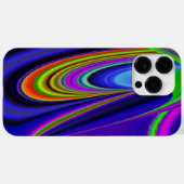 サマーレインボー、抽象芸術3Dレインボワート Case-Mate iPhoneケース (裏面 (横))