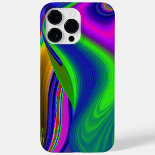サマーレインボー、抽象芸術3Dレインボワート Case-Mate iPhone 14 PRO MAXケース