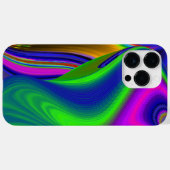 サマーレインボー、抽象芸術3Dレインボワート Case-Mate iPhoneケース (裏面 (横))