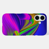サマーレインボー、抽象芸術3Dレインボワート Case-Mate iPhoneケース (裏面 (横))